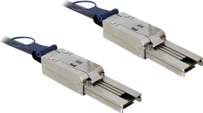 Zdjęcie produktu dla DeLOCK 2m, Mini SAS SFF-8088 - Mini SAS SFF-8088, 2 m, Mini SAS SFF-8088, Mini SAS SFF-8088, Męska/Męska, Czarny