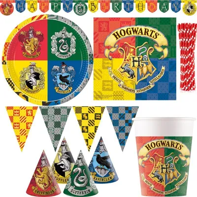 Produktbild von Harry Potter Geburtstagsdeko Partyset Kindergeburtstag Geburtstag Partydeko