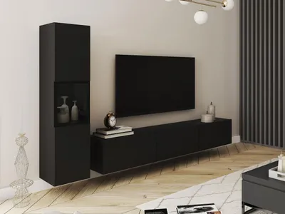 Obrázek produktu pro Obývací stěna HEXIO - černá
