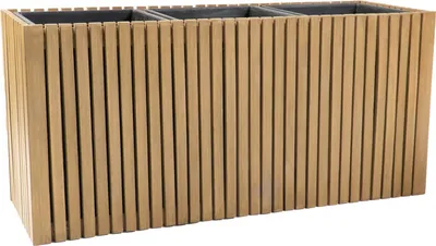 Immagine prodotto di Vaso da fiori MAXI in legno marrone chiaro 84x30x40 cm