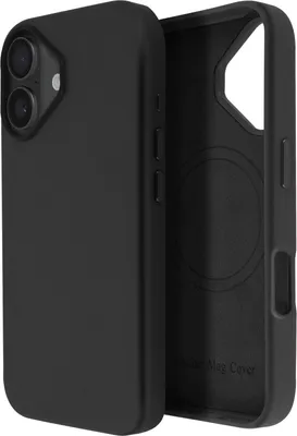 Immagine prodotto di Avizar, custodia protettiva MagSafe per iPhone 16 in ecopelle di alta qualità, nera