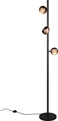 Obrázek produktu pro TRIO-Leuchten Stojací lampa ORBIT DH 25x150 cm černá Stojací lampa Lampa na čtení