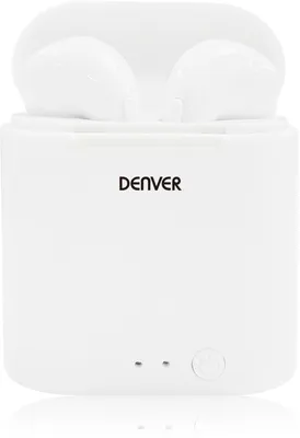 Zdjęcie produktu dla Denver TWE-36MK3, Bezprzewodowy, Połączenia/muzyka, Zestaw słuchawkowy, Biały
