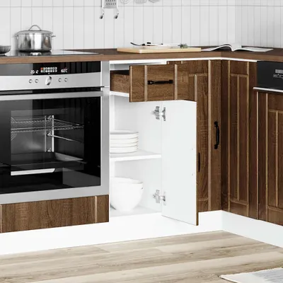 Obrázok produktu pre vidaXL Kuchynská linka Lucca Hnedý dubový materiál na báze dreva