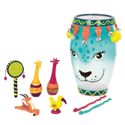 Produktbild von B. toys Bongo Trommel mit Musikinstrumenten 40800