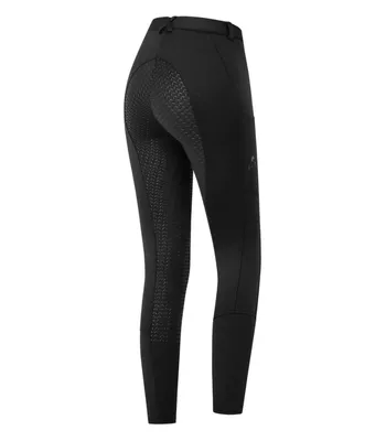 Produktbild von E.L.T Thermo Reithose Essential Silikon Schwarz D36