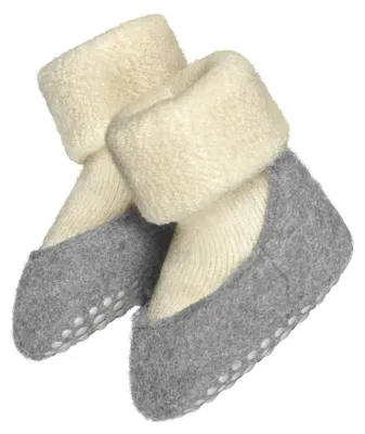 Immagine prodotto di CALZE STOPPER PER BAMBINI FALKE, unisex, modello "Baby Cosyshoe B Hp", in lana, con punte antiscivolo