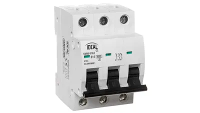 Obrázek produktu pro Jistič 3P B 16A 6kA AC KMB6-B16/3 23149