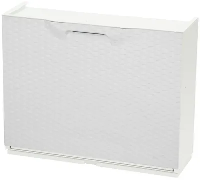 Zdjęcie produktu dla Plastikowy stojak na buty ArtPlast LINEA RATTAN U50/FRW, biały