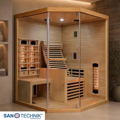 Obrázok produktu pre Infrasauna HomeLuxe Karbon 3 150 x 150 x 195 cm