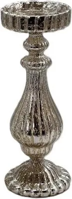 Produktbild von Kerzenleuchter silber - ca. 10 x 27 cm