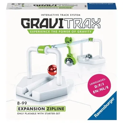 Produktbild von Ravensburger GraviTrax Zipline, Murmelbahn, 8 Jahr(e), 7 Stück(e)