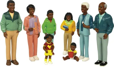 Immagine prodotto di Figurine della famiglia africana Miniland