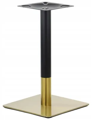 Immagine prodotto di Base per tavolo in acciaio inox SH-3002-5/GB, per ufficio, hotel, ristorante, dimensioni 45x45x72,5 cm, acciaio inox color oro