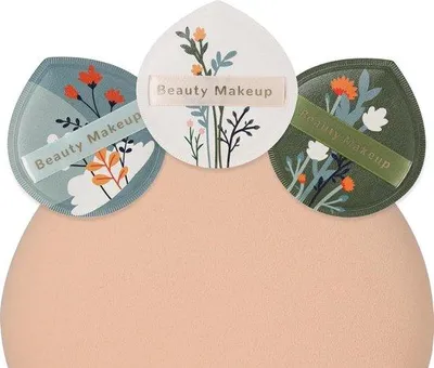 Produktbild von Famanu Make-up Schwämme Set, 3 Stück, Beauty Blender für flüssige Foundation und Puder