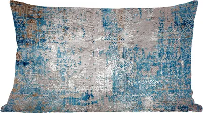 Produktbild von MuchoWow® Zierkissen Sofakissen Wohnzimmer Dekokissen 60x40 cm Teppiche Wohnzimmer - Teppiche - Muster - Kopfkissen - Polster mit Foto