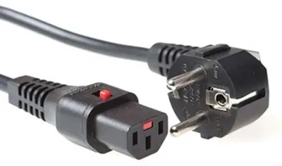 Obrázok produktu pre ACT AK5057, 1 m, CEE7/7, IEC C13, 250 V, 10 A