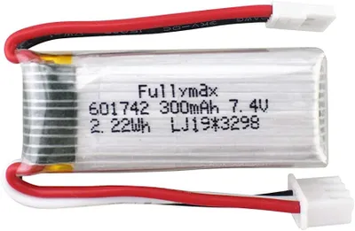 Obrázek produktu pro 7.4V 300mAh vysokorychlostní lithiová baterie pro WLToys F959 F959S XK A600 A700 A800 A430 RC model letadla dobíjecí baterie