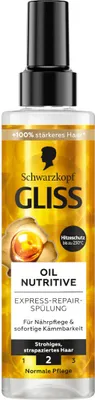 Produktbild von Gliss Kur Oil Nutritive Express-Repair-Spülung 200ml 6er Packung