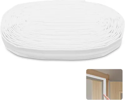 Produktbild von Dichtungsband 8 m, weiß, PE und PolyurethanSchaum, selbstklebend, für Fenster