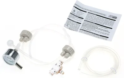 Zdjęcie produktu dla Zestaw generatora CO2 DIY z manometrem Regulacja przepływu powietrza Akwarium roślinne Vavle Potrzebne akcesoria