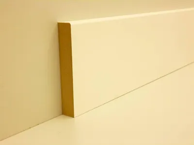Produktbild von B.S. Bauprogramm Sockelleiste 250 cm 80 x 14 mm weiß