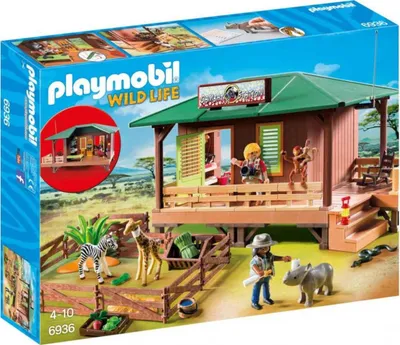 Produktbild von PLAYMOBIL 6936 - Rangerstation mit Tieraufzucht