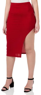 Productafbeelding van NAEMI dames potloek in glanzende uitvoering, model 11027266-NA01, rood, maat S