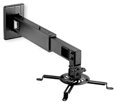 Produktbild von Nedis PJWM200BK Projektorhalterung vollbeweglich 15 kg drehbar kippbar Schwarz