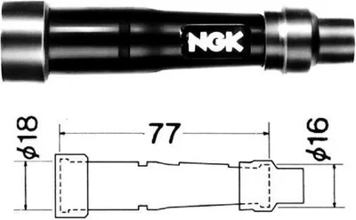 Produktbild von NGK Zündkerzenstecker Kerzenstecker 8370 14mm Phenol