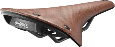 Zdjęcie produktu dla Brooks C17, Siodełko rowerowe, Wyścigi szosowe, Pomarańczowy, Monochromatyczny, Nylon, Guma