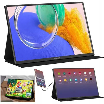 Immagine prodotto di Monitor portatile per laptop, telefono, console, 16", risoluzione 2.5K, marca ZEUSLAP, modello P16K