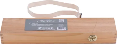 Produktbild von Cretacolor Pinselbox aus Holz - Pinsel Aufbewahrungsbox 45x5x9 cm
