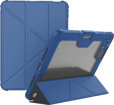 Zdjęcie produktu dla Nillkin Bumper PRO Protective Stand Case Multi-Angle pro iPad Pro 11 2024 Sapphire Blue