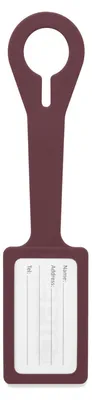 Image de EPIC étiquette de bagage accessoires de voyage Travel Accessories 4.0 Color I.D. Tag Soft Wine bordeaux