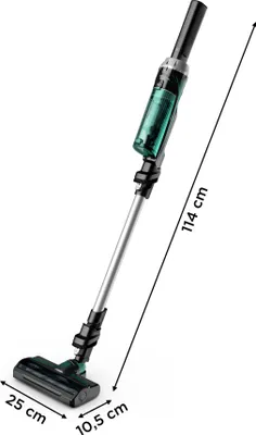 Image de ROWENTA Aspirateur à batterie RH1127 X-Nano 16,8V 100Watt vert clair/noir