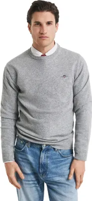Produktbild von Gant Pullover rot meliert Stehkragen Wolle