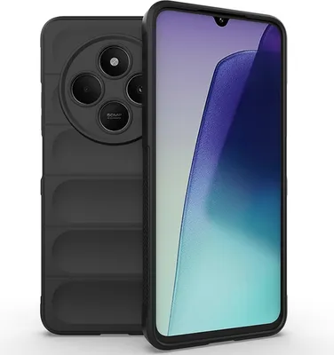 Obrázek produktu pro Pro Xiaomi Redmi 14C 4G Magic Shield TPU pouzdro s flanelovou podšívkou, černé