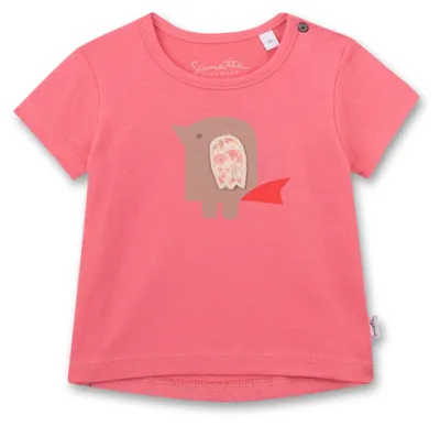 Produktbild von Sanetta Kidswear Mädchen T-Shirt pink Vogel 62