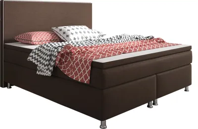 Produktbild von Inter Handels Boxspringbett King Size, 180x200, Braun