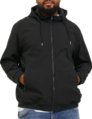 Produktbild von Jack & Jones Basic Hooded Softshell Jacke Herren (plussize)