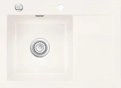 Produktbild von Flächenbündige Spüle MERA 70 F Polar mit Becken links u. Excenterbedienung