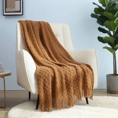 Zdjęcie produktu dla Solidchoice - Miękki koc do sofy i na podróże, 127x152 cm