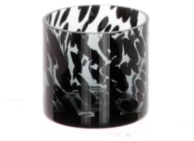 Produktbild von Hbx Natural Living Teelichthalter Pantherglas ø8xh8cm grau
