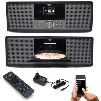 Produktbild von Xoro HMT 600, Internet, Digital, DAB, DAB+, FM, 20 W, FLAC, MP3, WAV, WMA, TFT-LCD
