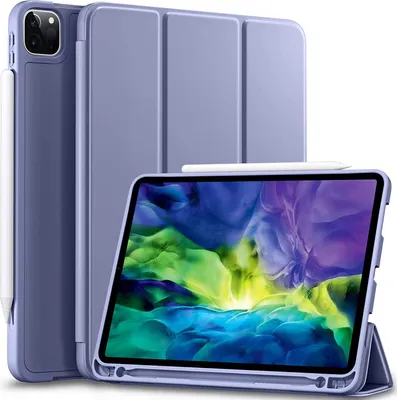 Produktbild von Hülle Kompatibel für iPad Pro 11 2020 und 2018, TPU Schutzhülle mit Stifthalter für iPad Pro 11 Zoll [Unterstützen Sie Pencil der 2. Generation] [Auto Wake/Sleep] [Voller Schutz]