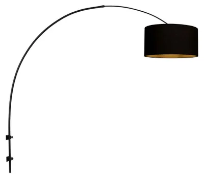 Immagine prodotto di Lampada da parete - nero - Sparkled Light - lino metallo tessile - E27 - 3967ZW - Steinhauer