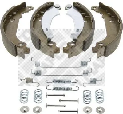 Produktbild von MAPCO Bremsbackensatz Trommelbremse Hinten passend für PEUGEOT 206 Schrägheck (2A/C) 180mm 8859/1