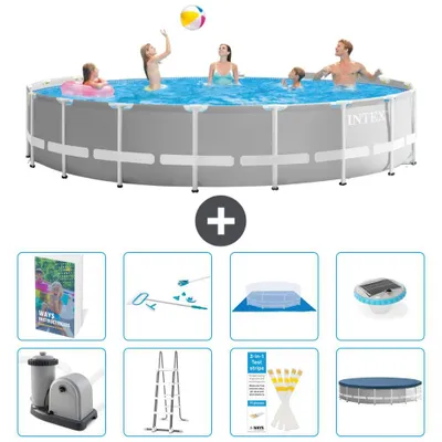 Produktbild von Prism Frame Pool Rund - 549x122 cm - 7-teilig S595