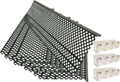 Produktbild von Marley Laubfrei 10x1 m Laubschutz Dachrinne Laubschutzgitter Laubgitter RG100 - RG150